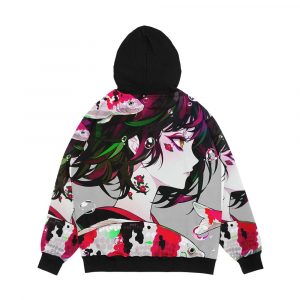 Alternative view of Vivid Koi Men's All-Over-Print Hoodie