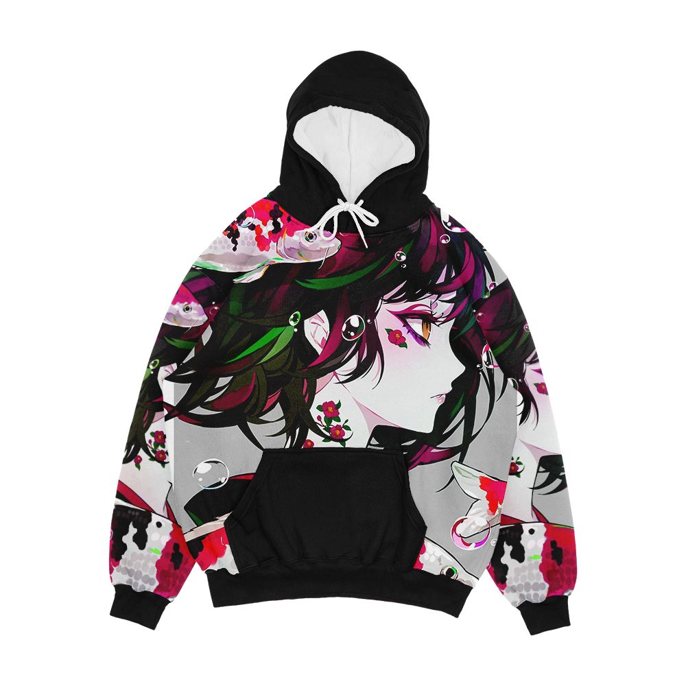 Vivid Koi Men's All-Over-Print Hoodie