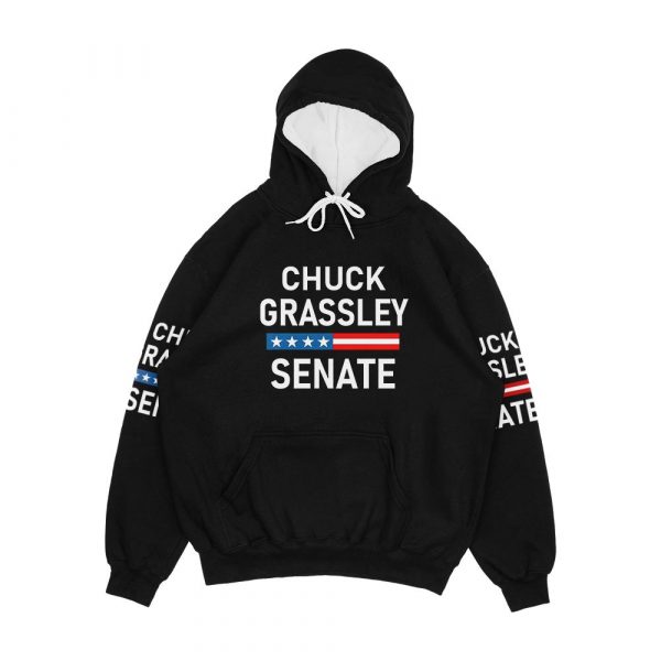 Vote Chuck Grassley Iowa Senator're Elect Chuck Grassley Men's All-Over-Print Hoodie