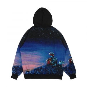 Alternative view of Wall E Repainted Men's All-Over-Print Hoodie