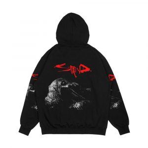 Alternative view of Wallpaper Staind Logo Genres Alternative Metal Men's All-Over-Print Hoodie
