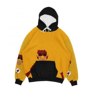 Wally West Minimalism Men's All-Over-Print Hoodie