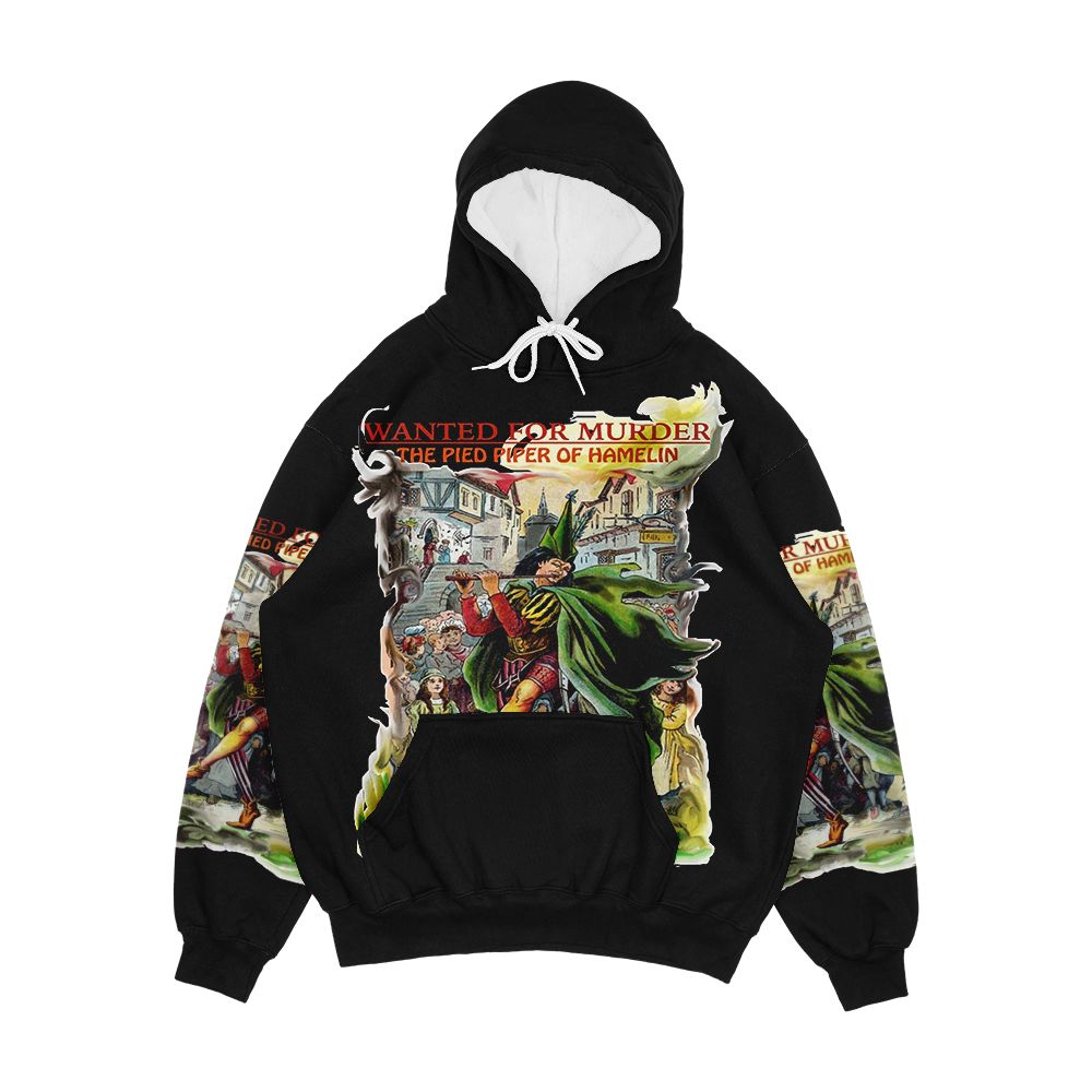 Wanted For Murder Pied Piper Of Hamelin Classic Tales Men's All-Over-Print Hoodie