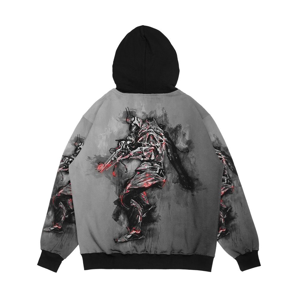 Warframe Ash Ashes Men's All-Over-Print Hoodie - Image 2