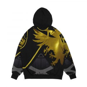 Alternative view of Warlock Parade Armour Men's All-Over-Print Hoodie