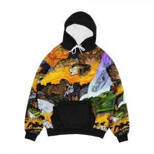 Warriors The Prophecies Begin Poster Men's All-Over-Print Hoodie