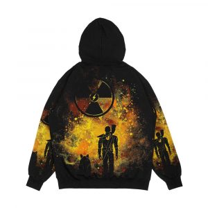 Alternative view of Wasteland Art Men's All-Over-Print Hoodie
