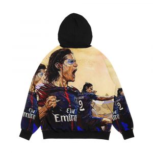 Alternative view of Watercolor Cavani Illustration Men's All-Over-Print Hoodie