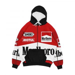 Wayne Rainey Leathers Men's All-Over-Print Hoodie