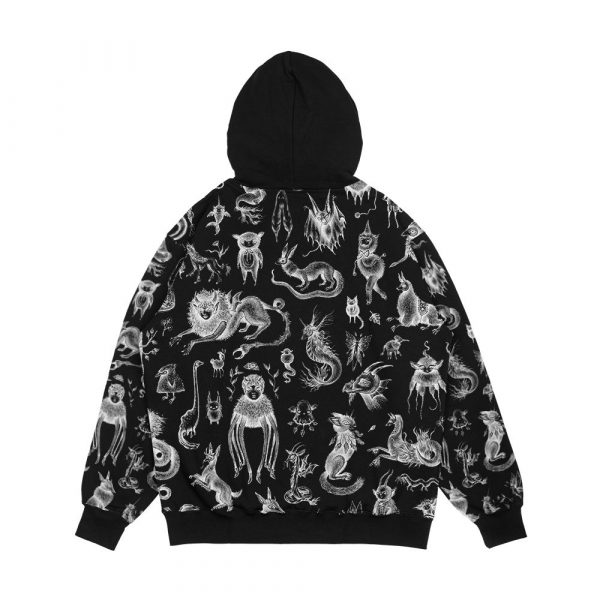 We Are Not Alone Inverted Men's All-Over-Print Hoodie - Image 2
