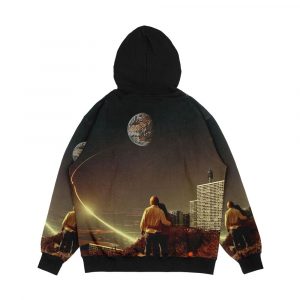 Alternative view of We Used To Live There Too Men's All-Over-Print Hoodie