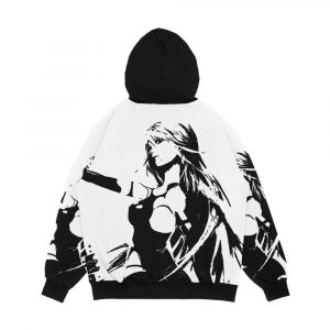 Alternative view of Weathered A2 Nier Automata Close Up Men's All-Over-Print Hoodie