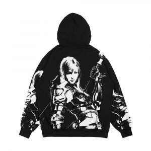 Alternative view of Weathered Aranea Final Fantasy Xv Men's All-Over-Print Hoodie