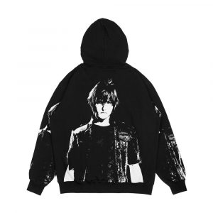 Alternative view of Weathered Noctis Final Fantasy Xv Men's All-Over-Print Hoodie