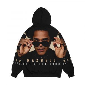 Alternative view of Wel Maxwell The Night Men's All-Over-Print Hoodie