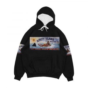 Welcome To Amity Island Men's All-Over-Print Hoodie