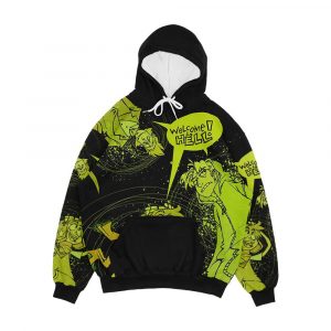 Welcome To Hell Kickstarter Poster Design Men's All-Over-Print Hoodie