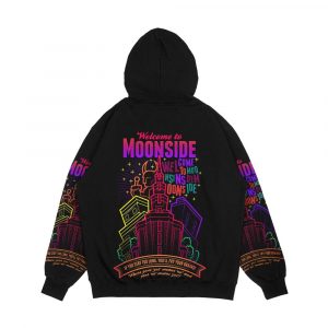Alternative view of Welcome To Moonside Men's All-Over-Print Hoodie