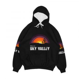 Welcome To Sky Valley Men's All-Over-Print Hoodie