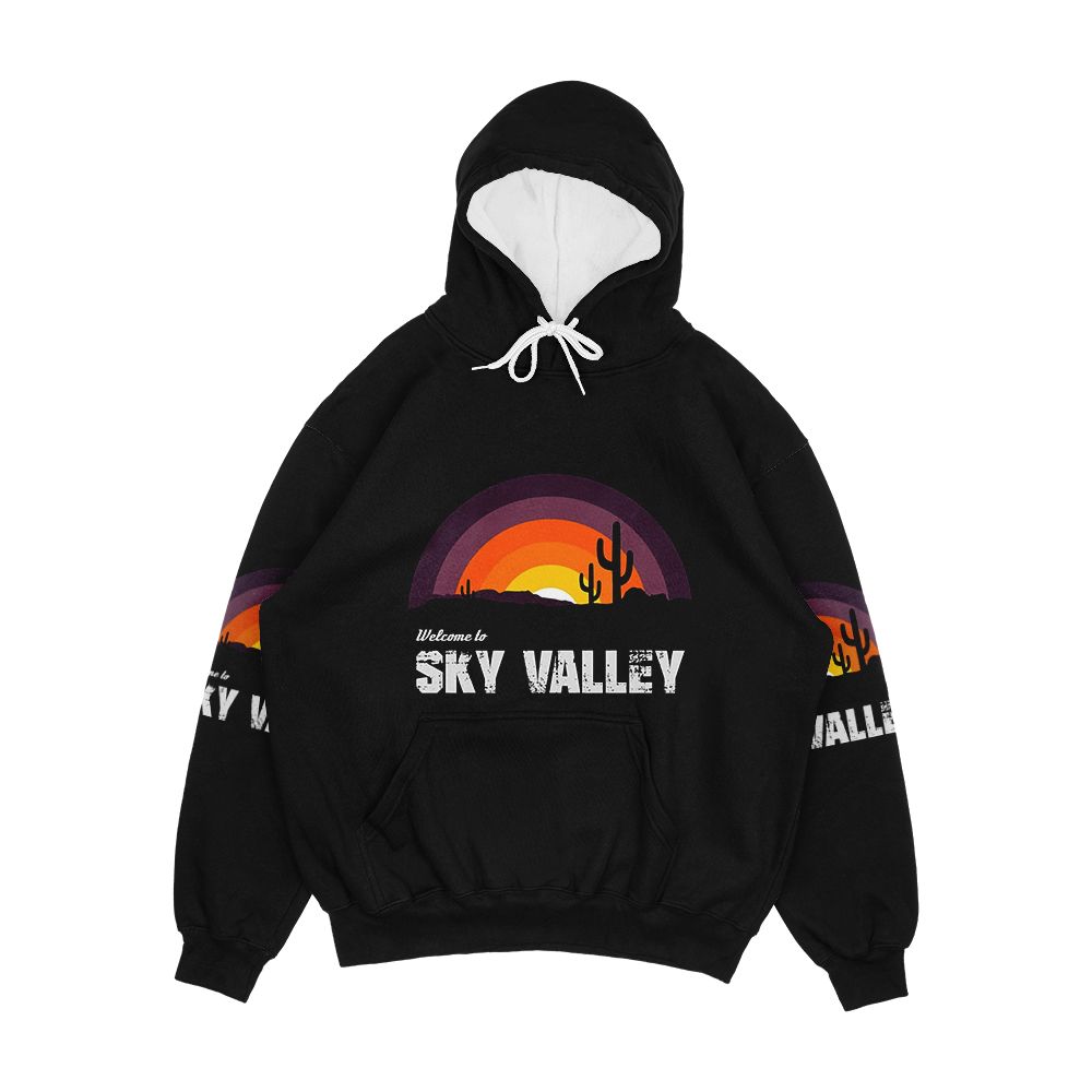 Welcome To Sky Valley Men's All-Over-Print Hoodie