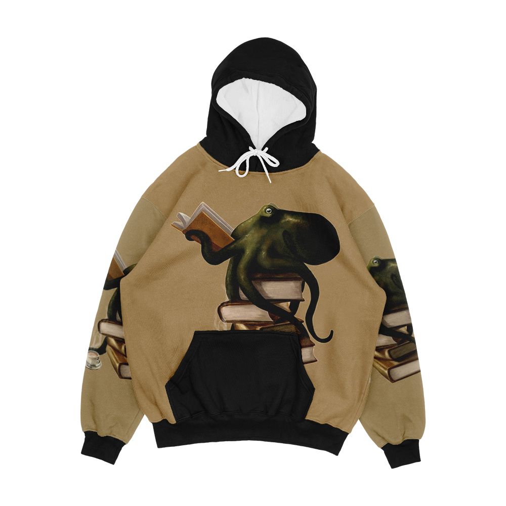 Well Read Octopus Men's All-Over-Print Hoodie
