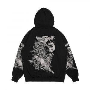 Alternative view of Werewolf Therewolf Men's All-Over-Print Hoodie