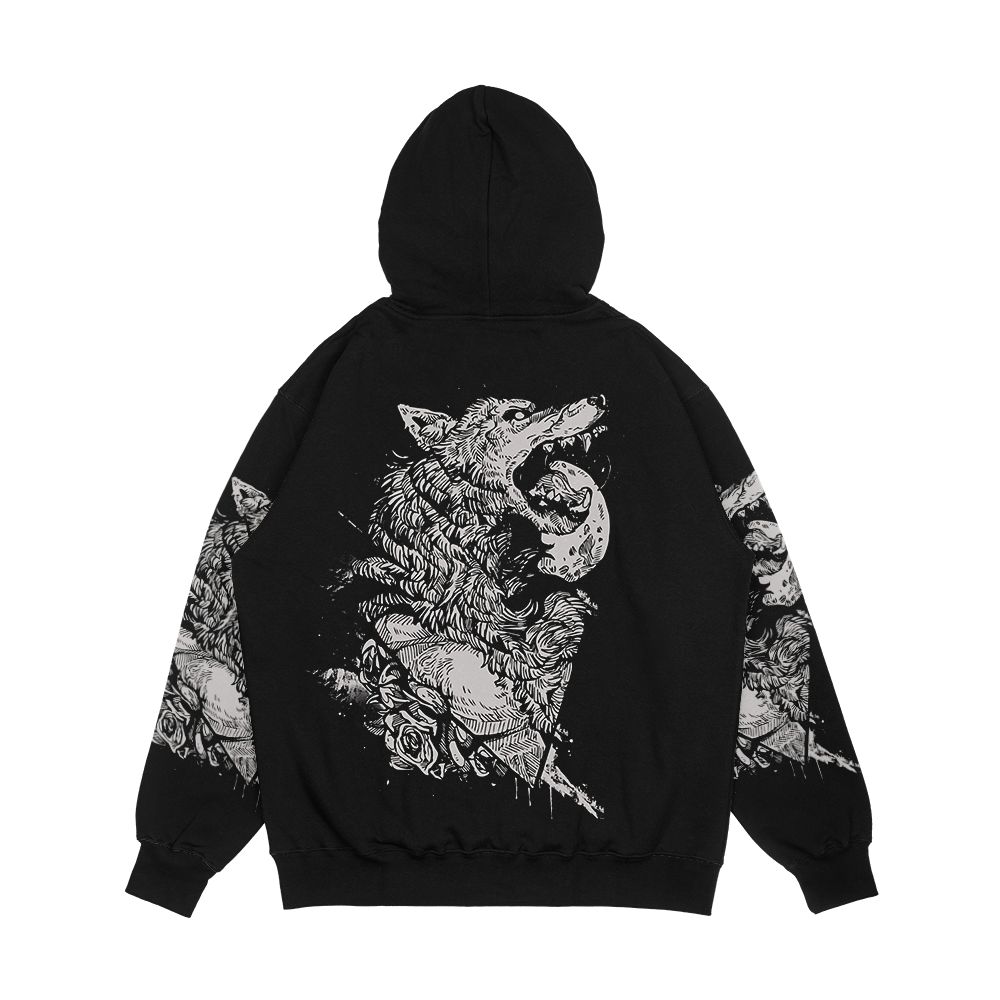 Werewolf Therewolf Men's All-Over-Print Hoodie - Image 2