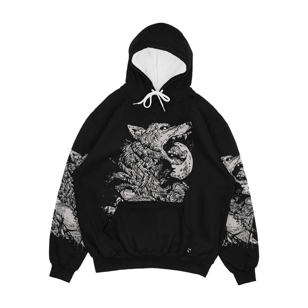 Werewolf Therewolf Men's All-Over-Print Hoodie