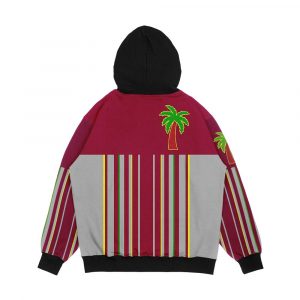 Alternative view of West Indies World Series Cricket Late 90S Style Retro Replica Kit Men's All-Over-Print Hoodie