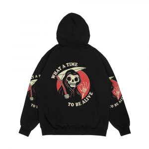 Alternative view of What A Time To Be Alive Men's All-Over-Print Hoodie