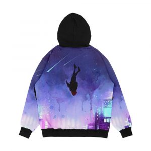 Alternative view of What's Up Danger Men's All-Over-Print Hoodie