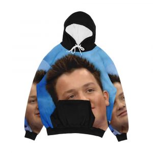Whats Gibby Thinking About Men's All-Over-Print Hoodie