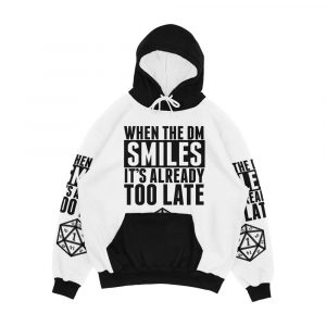 When The Dm Smiles It's Already Too Late Men's All-Over-Print Hoodie