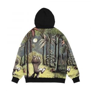 Alternative view of Where The Wild Things Are Men's All-Over-Print Hoodie