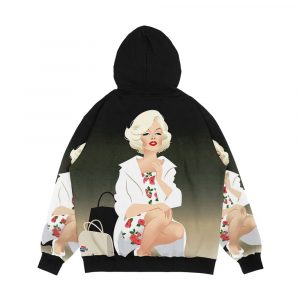 Alternative view of White Coat Men's All-Over-Print Hoodie
