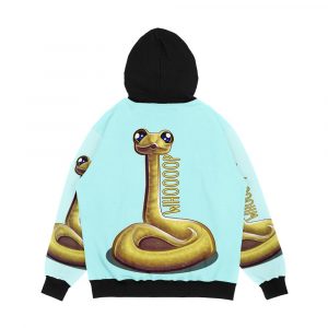 Alternative view of Whooping Snake Men's All-Over-Print Hoodie