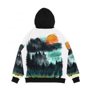 Alternative view of Wilderness Men's All-Over-Print Hoodie