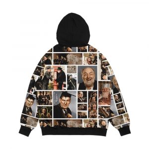 Alternative view of Will Hay Colourised Collage Men's All-Over-Print Hoodie