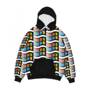 Windows 95 Logo Men's All-Over-Print Hoodie