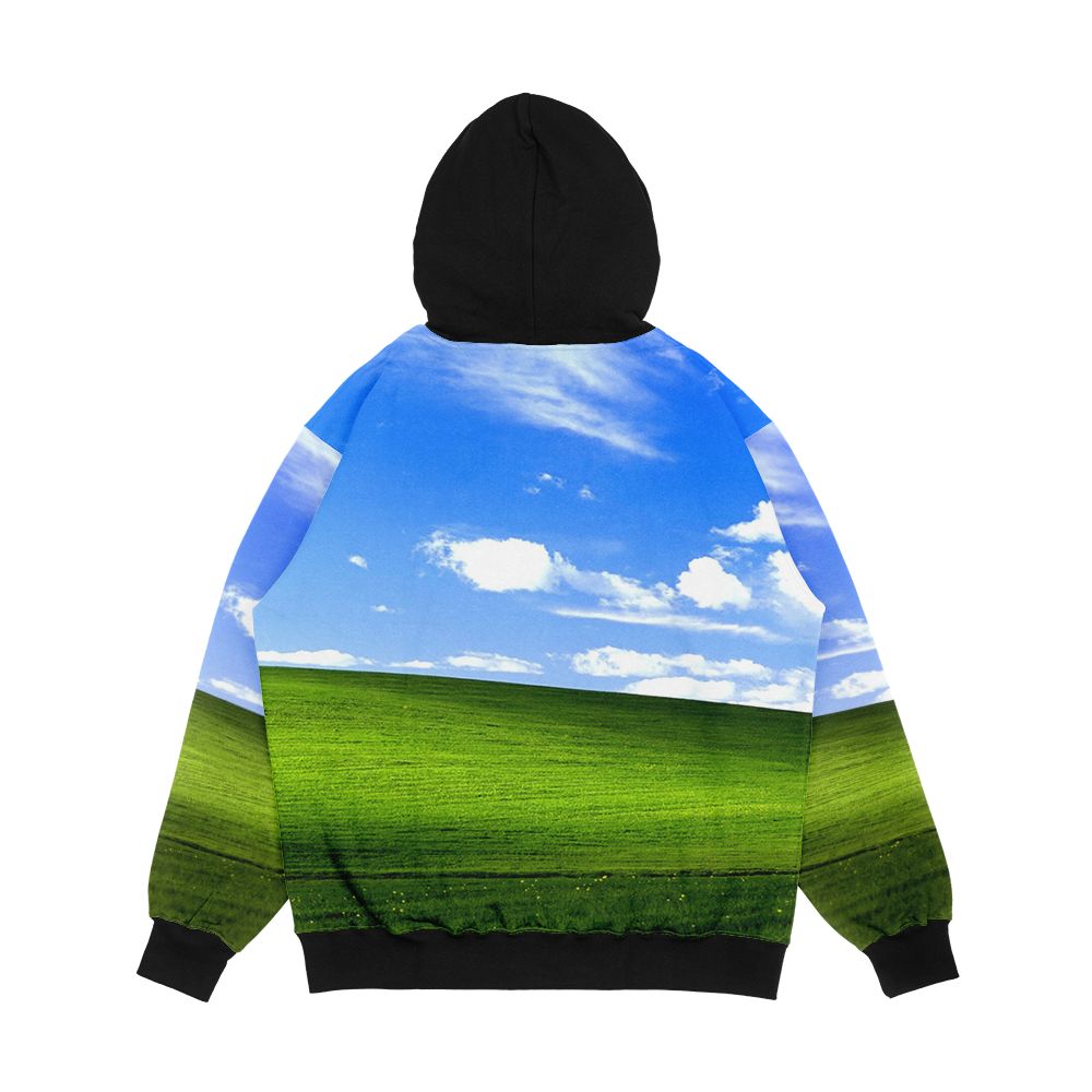 Windows Xp Wallpaper Men's All-Over-Print Hoodie - Image 2