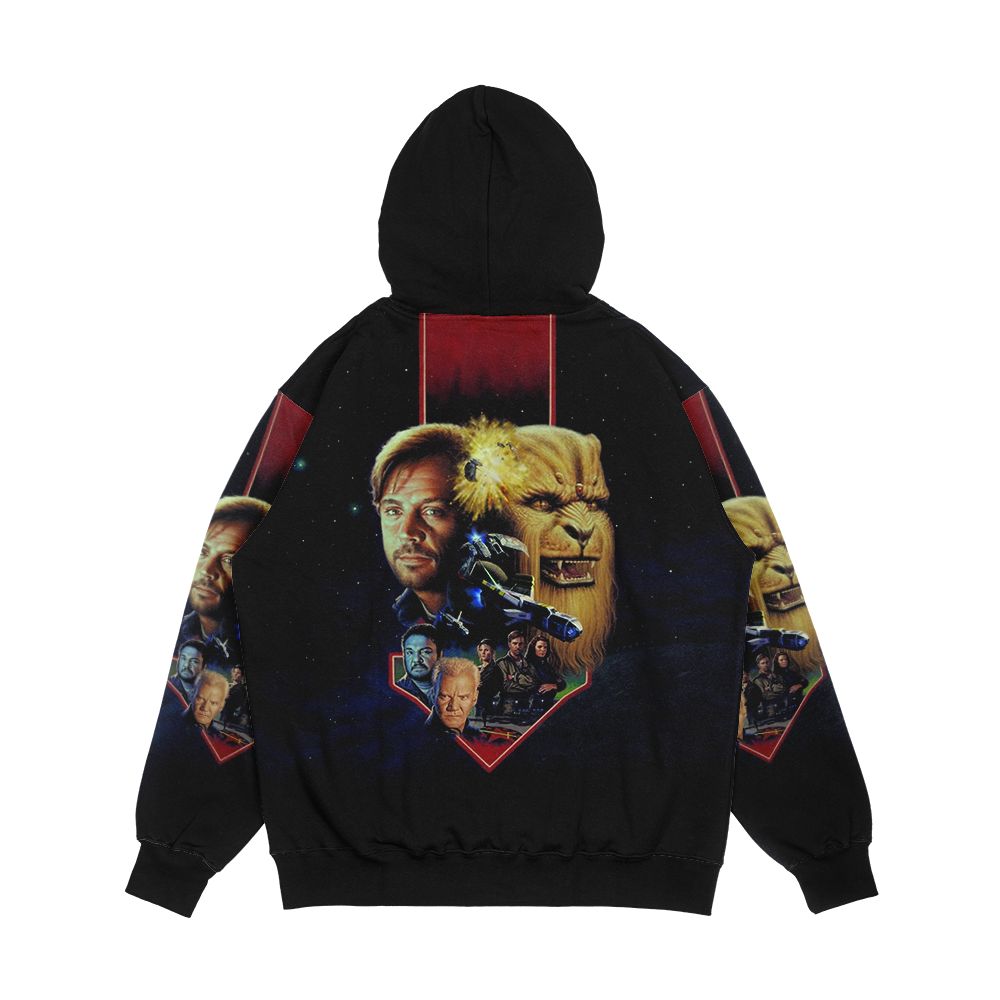 Wing Commander Iii Key Art Men's All-Over-Print Hoodie - Image 2