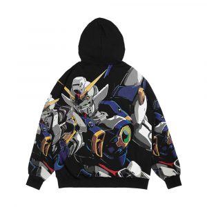 Alternative view of Wing Gundam Men's All-Over-Print Hoodie