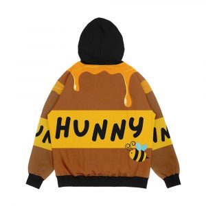 Alternative view of Winnie The Pooh Hunny Pot Men's All-Over-Print Hoodie