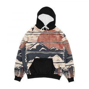 Winter Pursuits Men's All-Over-Print Hoodie