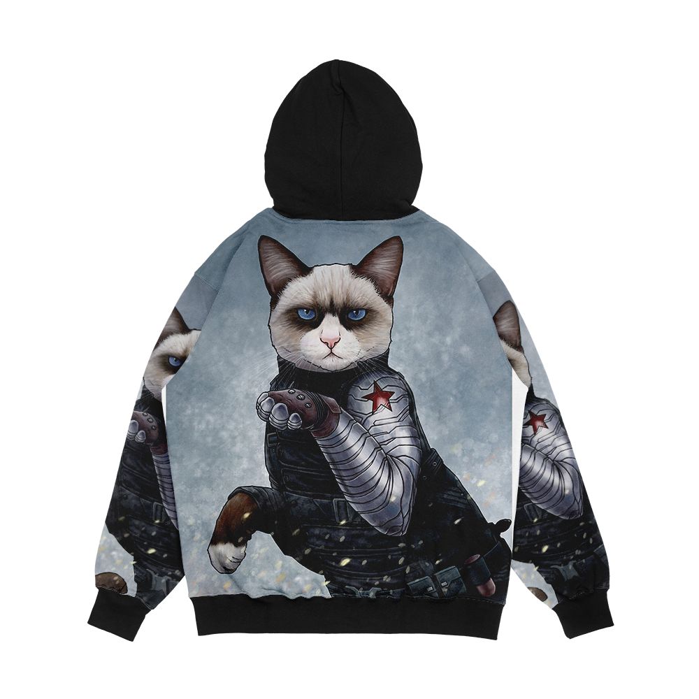 Winter Soldpurr Men's All-Over-Print Hoodie - Image 2