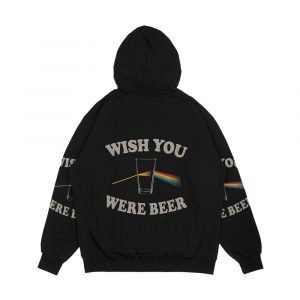 Alternative view of Wish You Were Beer Men's All-Over-Print Hoodie