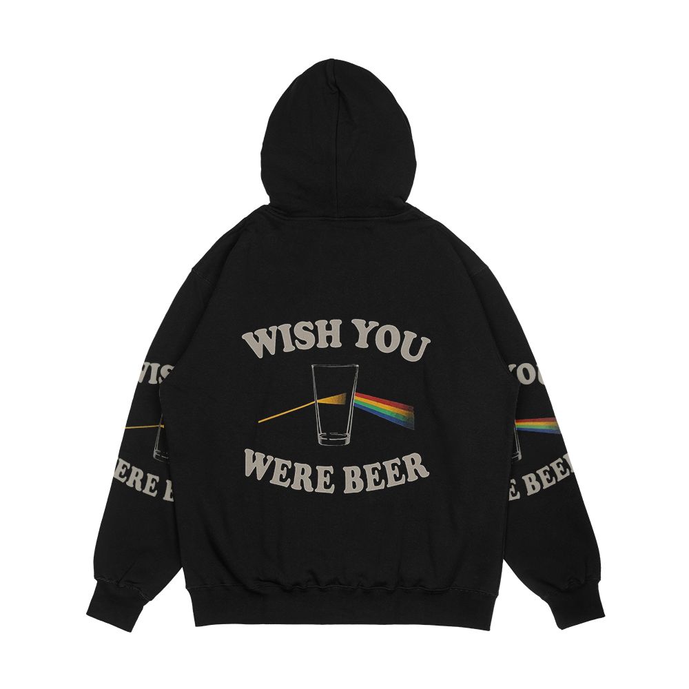 Wish You Were Beer Men's All-Over-Print Hoodie - Image 2