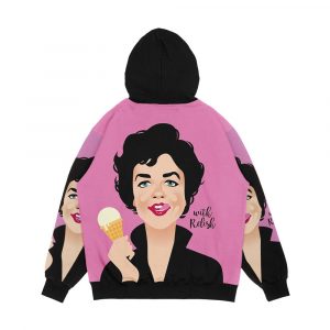 Alternative view of With Relish Men's All-Over-Print Hoodie