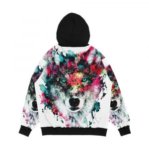 Alternative view of Wolf Ii Men's All-Over-Print Hoodie