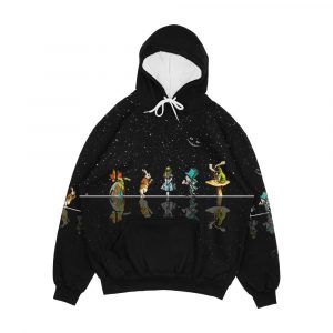 Wonderland Starry Night Alice In Wonderland Men's All-Over-Print Hoodie